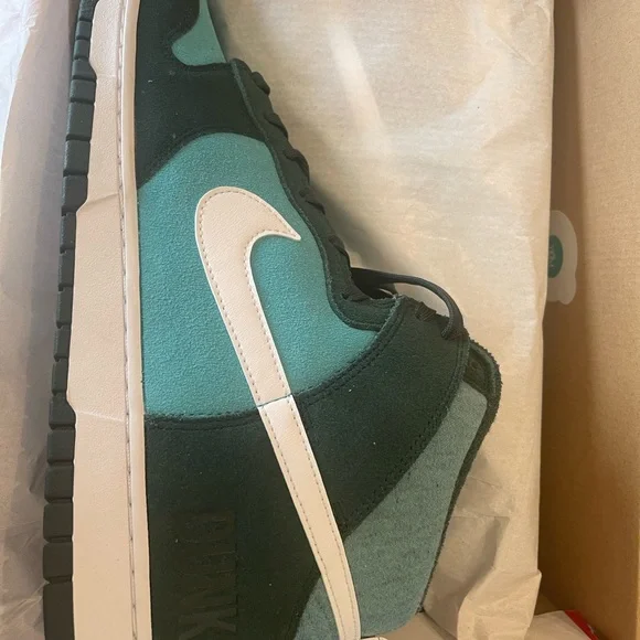 Nike dunk hi size 14 new pro green/teal mariners - Picture 7 of 9